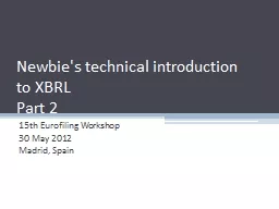 Newbie's technical introduction