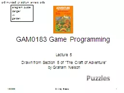 GAM0183 Game Programming