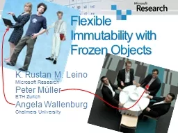 Flexible Immutability with Frozen Objects