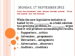Monday, 17 September 2012