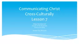 Communicating Christ