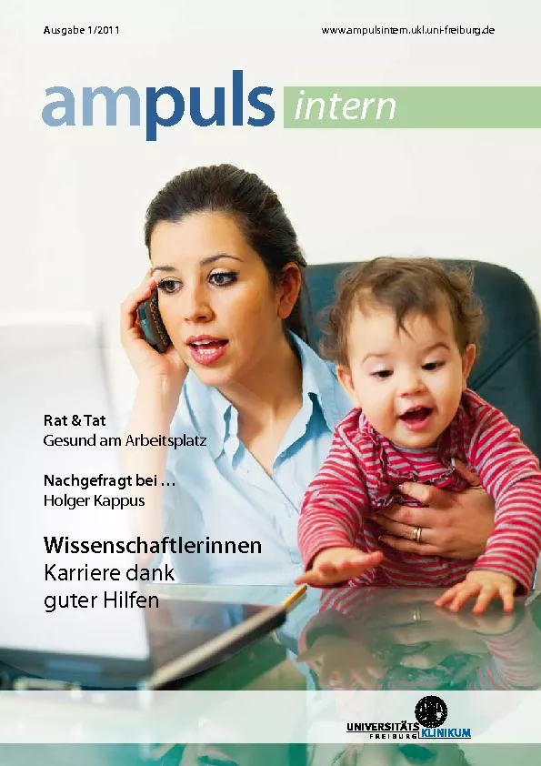Ausgabe 1/2011www.ampulsintern.ukl.uni-freiburg.de