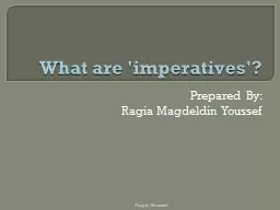 What are 'imperatives'?