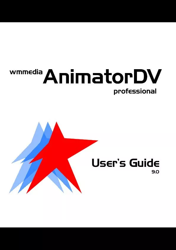 1. Main Program Windows Descripton AnimatorDV 