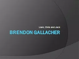Brendon Gallacher