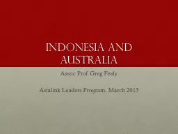 Indonesia AND AUSTRALIA