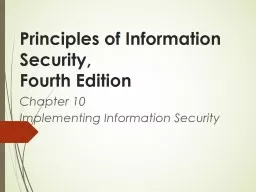 Principles of Information Security,