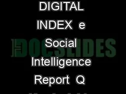 Social Intelligence Report ADOBE DIGITAL INDEX  Q   ADOBE DIGITAL INDEX  e Social Intelligence