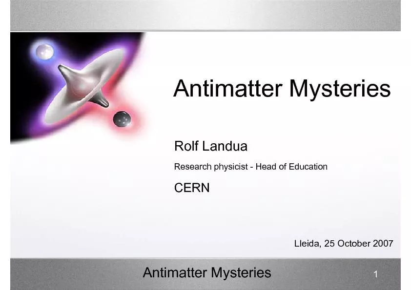 AntimatterMysteries