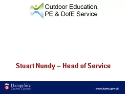 Stuart Nundy – Head of Service