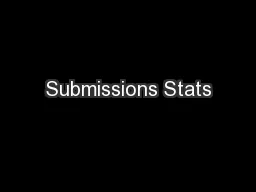 Submissions Stats