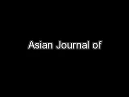 Asian Journal of