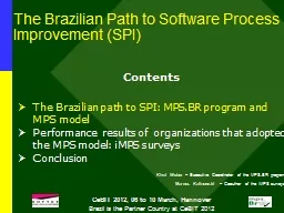 The Brazilian Path to Software Process Improvement (SPI)