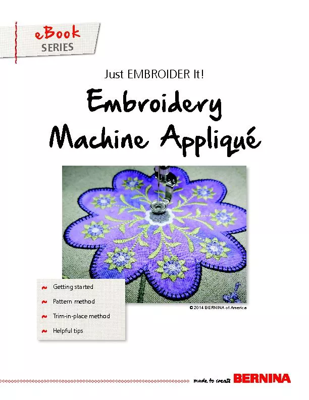 EmbroideryJust EMBROIDER It!
