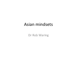 Asian mindsets
