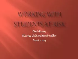Working with students at-risk