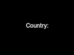 Country: