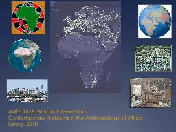 ANTH 1616: African Intersections