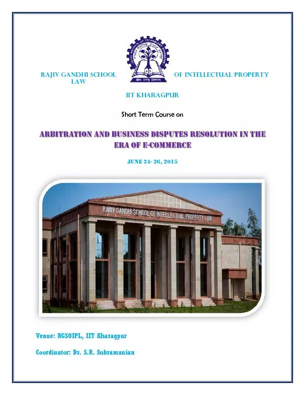 Rajiv Gandhi School of Intellectual Property