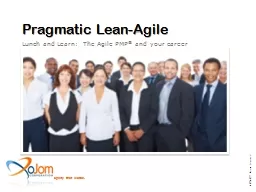 Pragmatic Lean-Agile