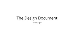 The Design Document