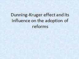 Dunning-Kruger effect and its influence on the adoption of