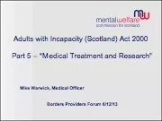Adults with Incapacity (Scotland) Act 2000