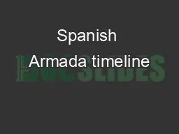 Spanish Armada timeline