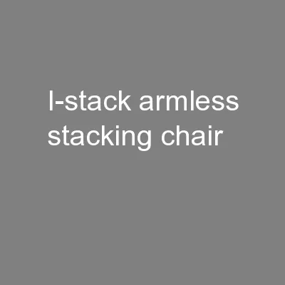 i-stack armless stacking chair