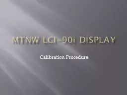 MTNW LCI-90