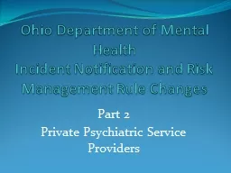Ohio Department of Mental Health