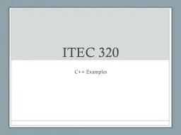 ITEC 320