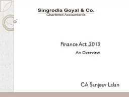 Finance Act ,2013