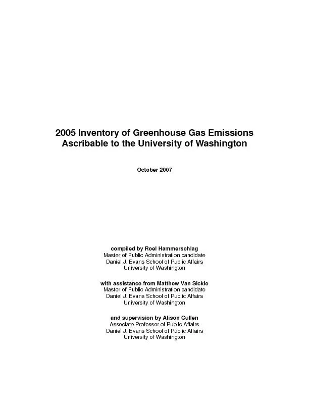 Ascribable to the University of Washington