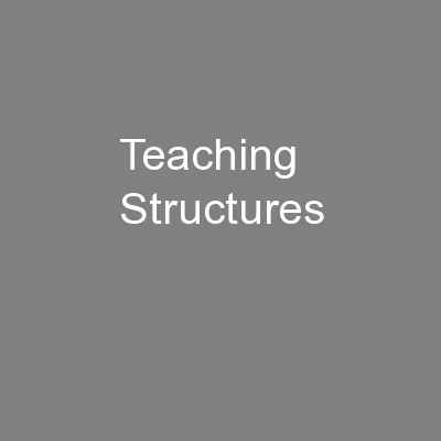 Teaching Structures