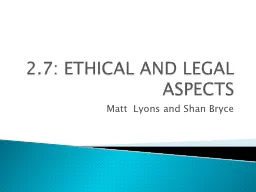 2.7: ETHICAL