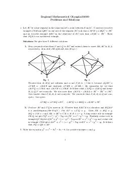 Regional Mathematical Olympiad Problems and Solutions