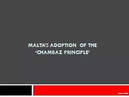 Malta’s Adoption of the ‘