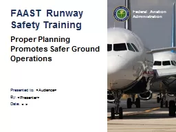 FAAST Runway Safety Training