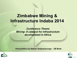 Zimbabwe Mining & Infrastructure Indaba 2014