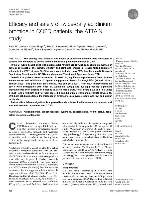 Efficacyandsafetyoftwice-dailyaclidiniumbromideinCOPDpatients:theATTAI