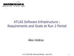 U.S. ATLAS S&C Planning Meeting