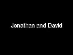 Jonathan and David