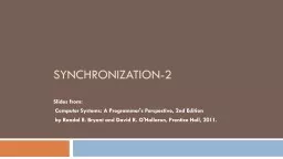 Synchronization-2