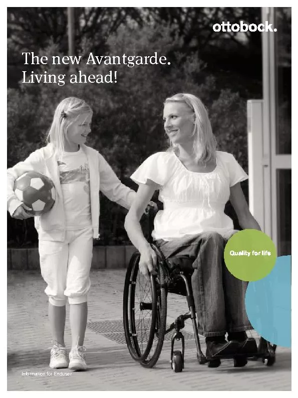 The new Avantgarde.Living ahead!Information for Enduser
