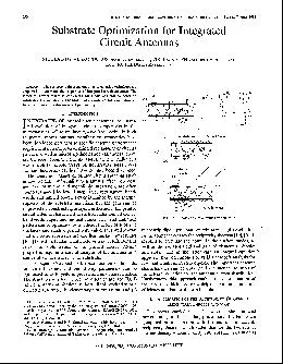 IEEE TRANSACTIONS ON MICROWAVE THEORY AND TECHNIQUES VOL