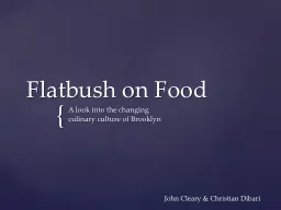 Flatbush on Food