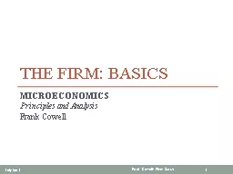 The Firm: Basics