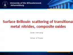 Surface Brillouin scattering of transitional metal nitrides