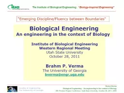 Biological Engineering